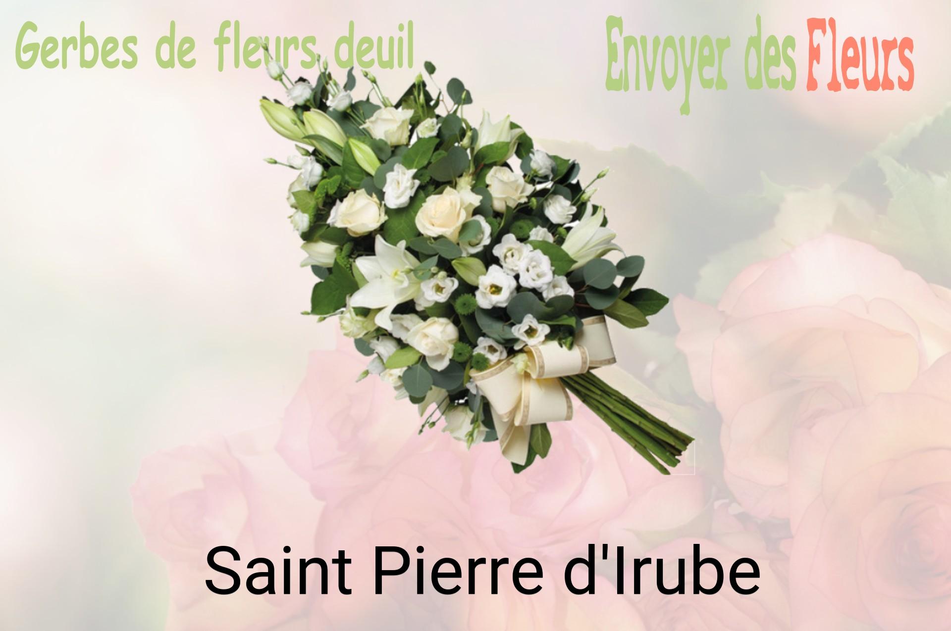 Gerbe de fleurs de deuil livrée à Saint-Pierre-d'Irube